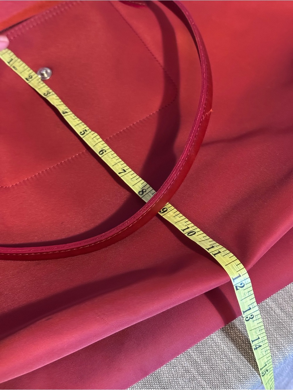 Longchamp Large Neo Le Pliage in Red - Picture 10 of 15